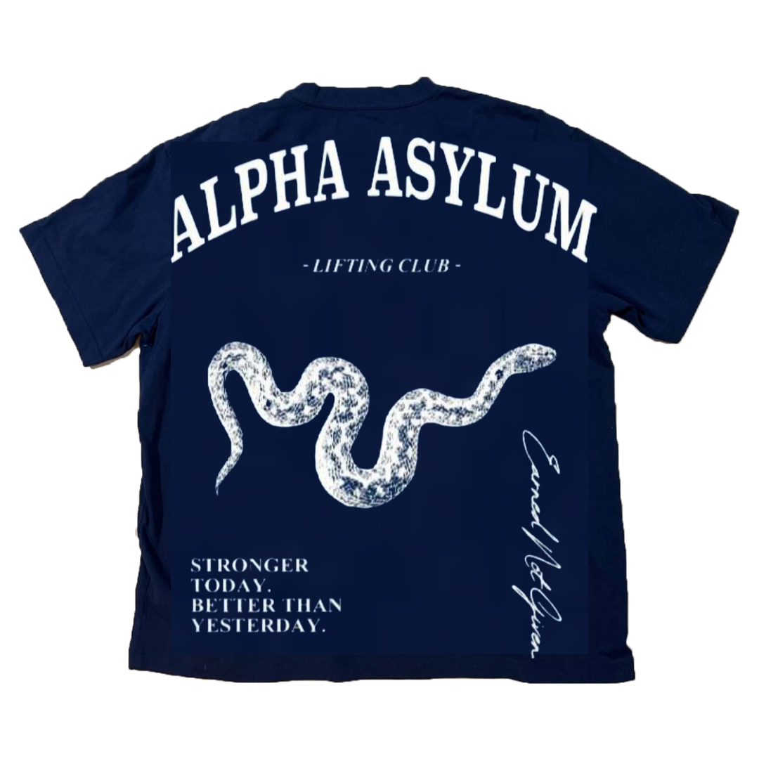 Lifting Club Snake Oversized Tee – Alpha Asylum