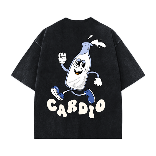 [PO] 'GymToons' Cardio Day Oversized Tee