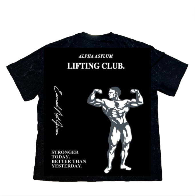 Lifting Club Muscleman Oversized Tee